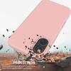 Coque de protection - E.F.CONNECTION - pour iPhone 16 - Silicone souple - Rose - 2 verres trempés inclus