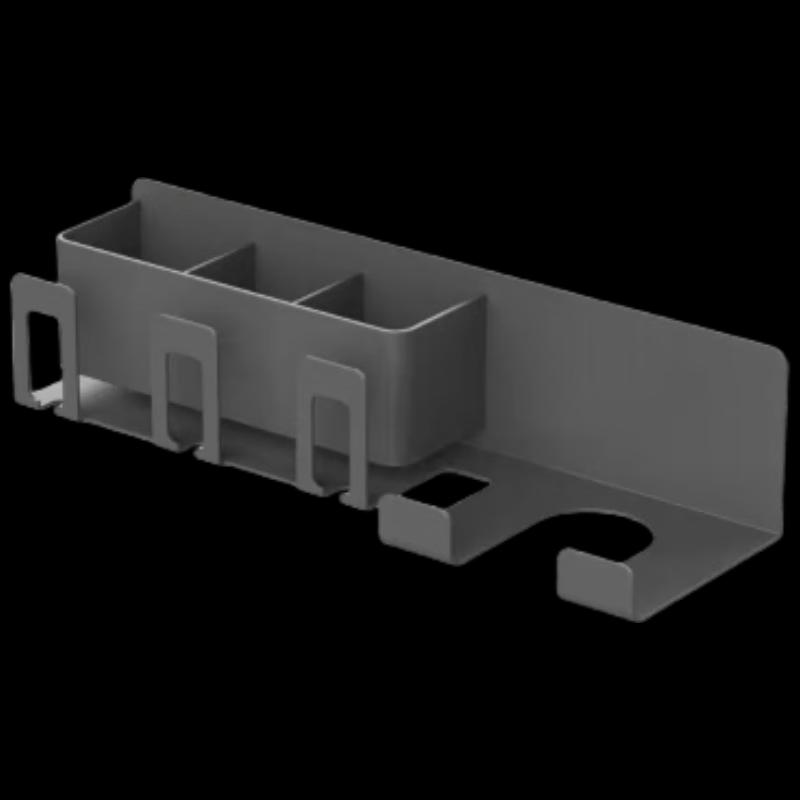 Jia Bang Shou No-Drill Bathroom Hair Dryer & Toothbrush Holder Standard