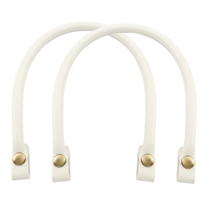 1/2Pcs PU Leather Bag Handle Women's Detachable Shoulder Bag Handles DIY Replacement Accessories Handbag Band Strap Belt