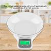 WH-B21LW Kitchen Food Scale Digital Cooking Multifunction Weight Scale with Bowl (White)