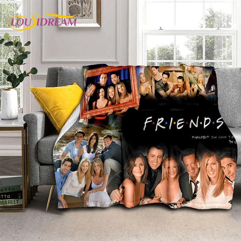 Friends Classics TV 3D  Blanket,Soft Throw Blanket for Home Bedroom Bed Sofa Picnic Travel Office Cover Rest Blanket Kids Gift