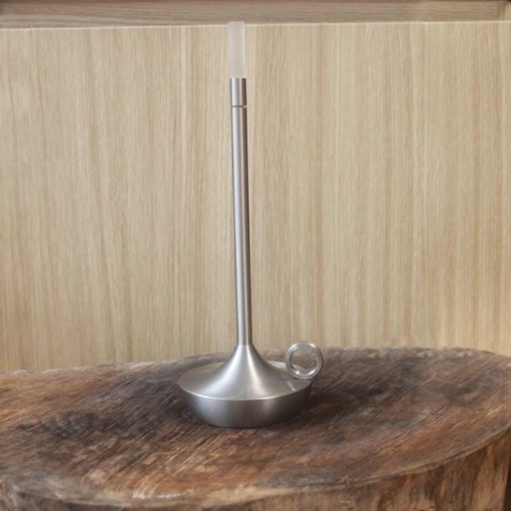 Metal Construction LED Candle Lamp USB Charging Charging Table Lamp Bar Decoration
