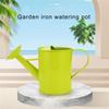 Indoor Garden Plant Watering Can Rust Resistant Iron Watering Pot with Bright Color for Easy Watering and Planting Use