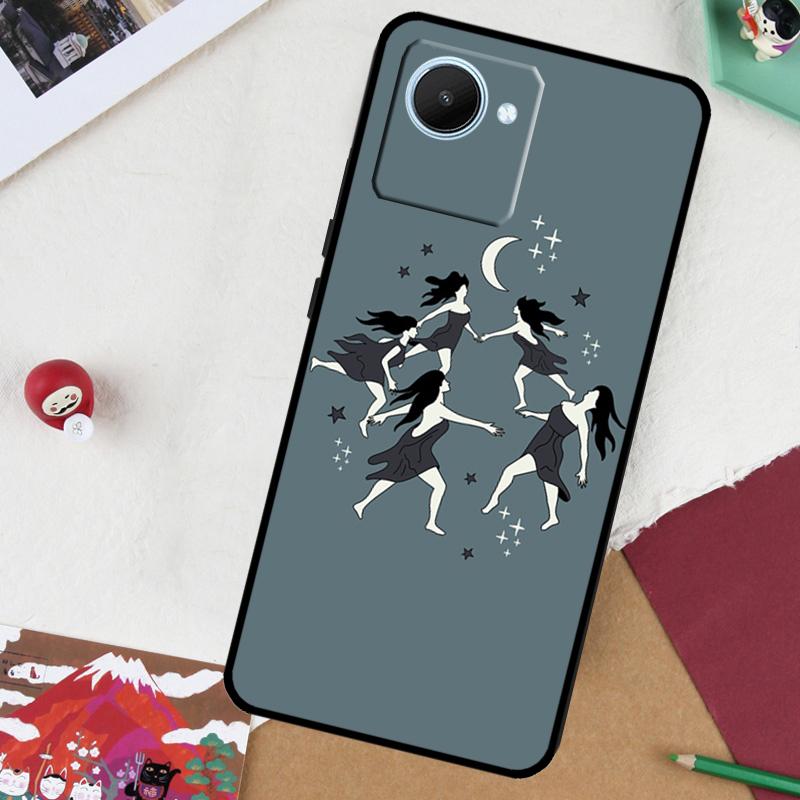

Witches Circle Dance For Realme 13 Pro Plus 14 12 10 11 GT 6 5 6T GT7 Pro C51 C21Y C25S C75 C67 C61 C53 C55 Case Realme GT5 Pro