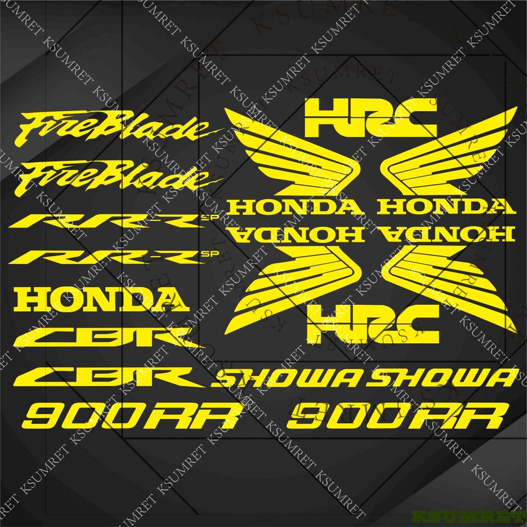 JIB3 For Honda Fireblade Motorcycle Stickers CBR900RR RR-R SP HRC Racing Logo Decal Waterproof