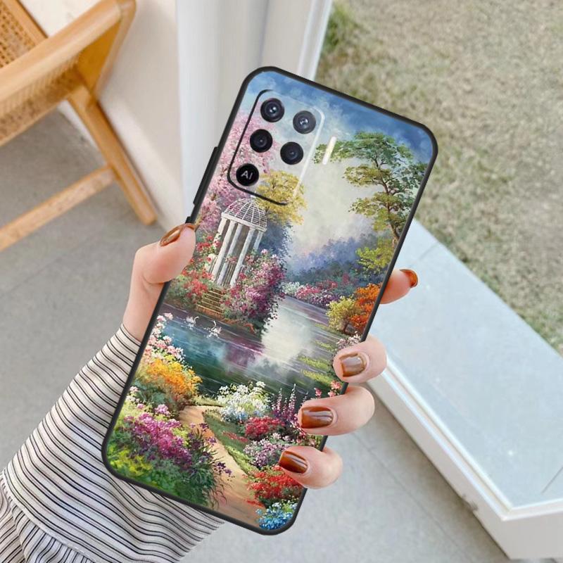 

Claude Monet Garden Lotus Case For Oppo A60 A80 A40 A17 A57 A77 A74 A54 A94 A78 A98 A18 A38 A58 A96 A76 A16 A15 A5 Pro OPPO A57 5G