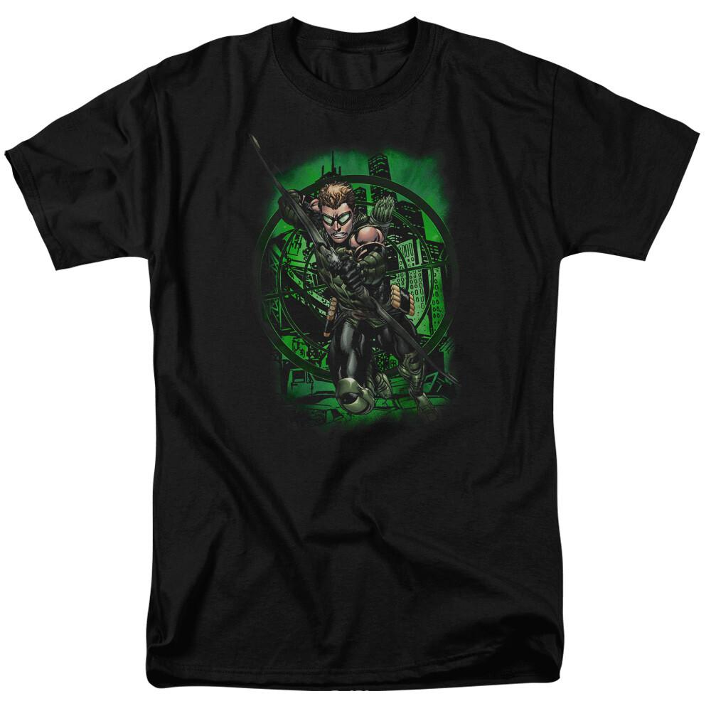 Green Arrow In My Sight T Shirt Licensed Comic Book Tee Black XXXXL