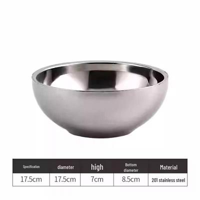 Wutuo Double-Layer Stainless Steel Insulated Bowl