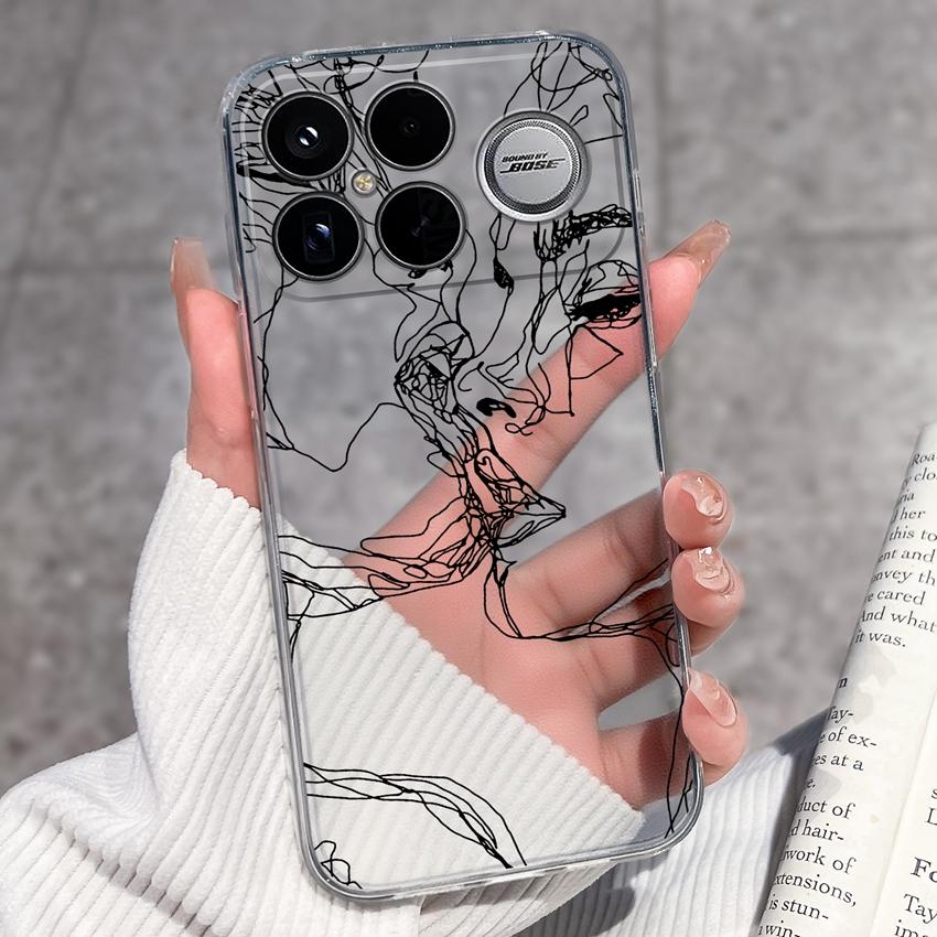 Covers For Xiaomi Poco F8 Ultra F8 F5 Pro F3 C50 C40 Mi Note 2 3 Transparent TPU Phone Case Cute Pet Dog Soft Silicone Dustproof Shell For Xiaomi Capa