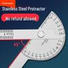 Multifunctional High-Precision Protractor: Angle, Square, Triangle, and Angle Gauge for Woodworking and Industrial Measurement.