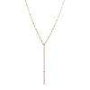 925 Sterling Silber Y-förmige Kette Halskette weibliche Verkauf einfache Schmuck