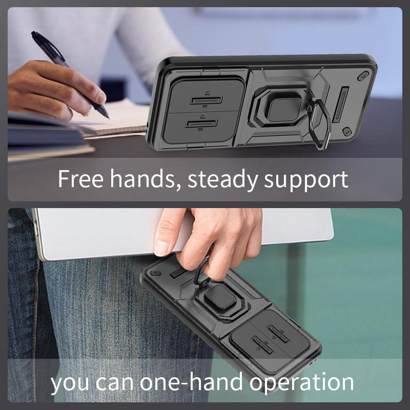 Armor Shockproof Case For Honor X9c Smart X9b X9a Protective Cover For Magic 7 6 5 Lite With Ring Stand Holder Coque Fundas Capa