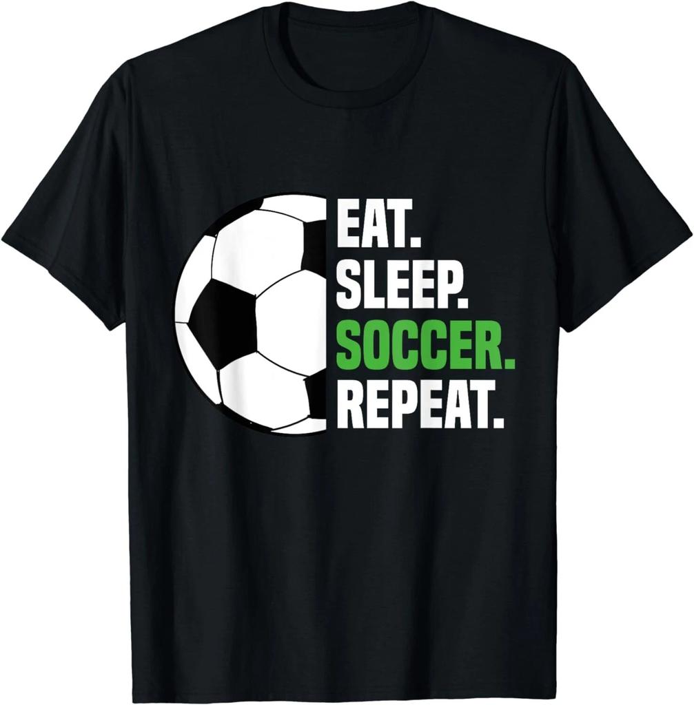 Soccer Player Soccer Lover Eat Sleep Soccer Repeat Gift Unisex T-Shirt
