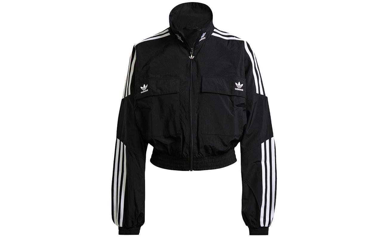 adidas originals Women s Adicolor Classics Disrupted Icon Track Top Black H22875 30
