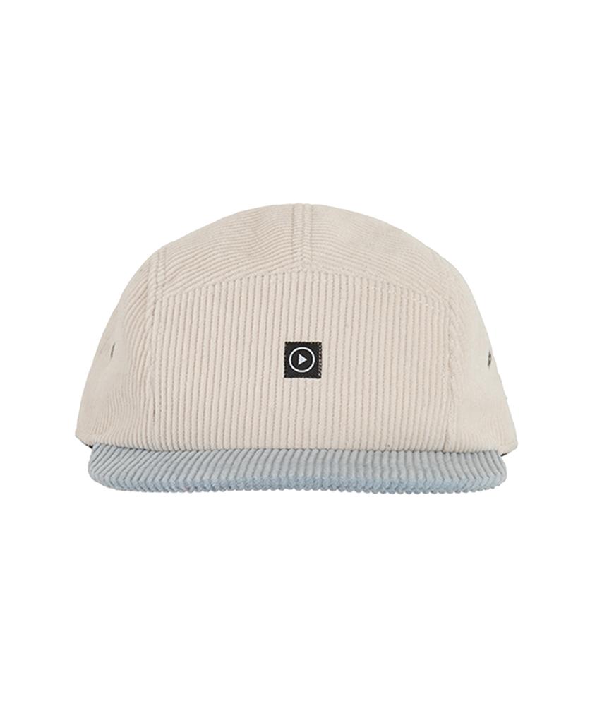 Gesison Corduroy Logo Camp Cap_Ivory