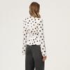 2026 Autumn European & American High-End French Polka Dot V-neck Long-Sleeve Loose Women's Top