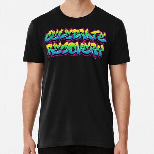 Celebrate Recovery Graffiti Size S to 5XL Made in the USA T-Shirt S