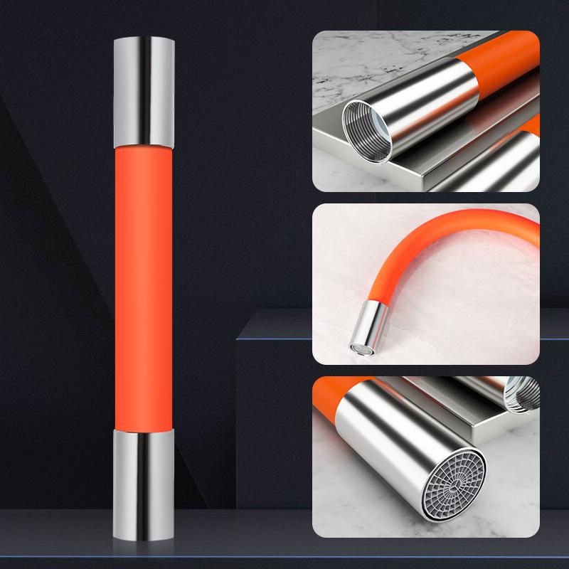 360° Rotating Silica Gel Faucet Extender Flexible Bending Bathroom Faucet Sink Universal Splash Extender Kitchen Accessories