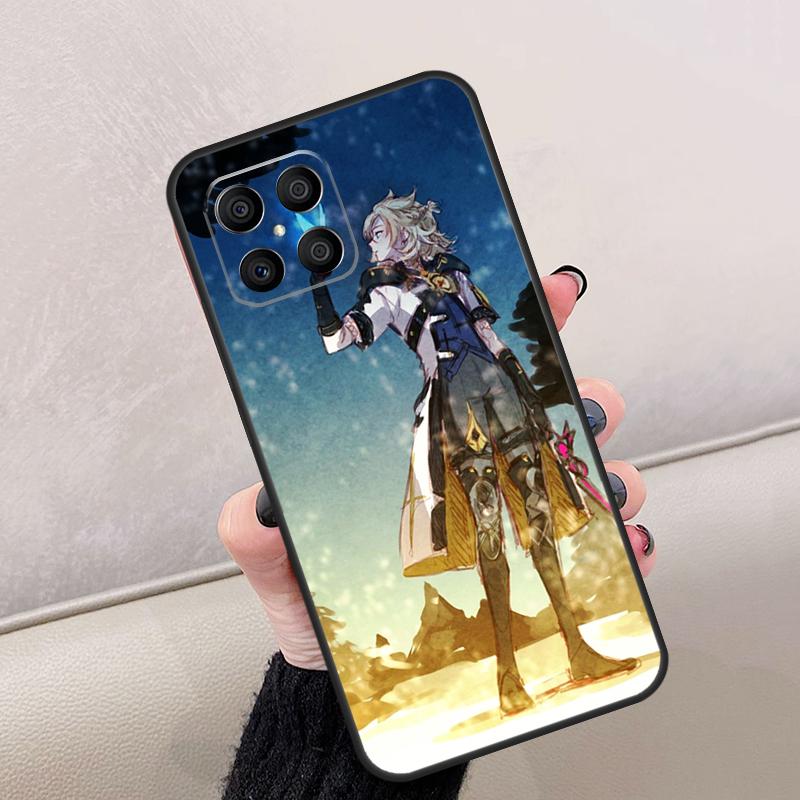 Genshin Impact Albedo For Honor Magic 8 7 5 6 Lite Case For Honor 200 400 Pro X9d X9c X9b X9a X8c X8b 70 90 Win RT
