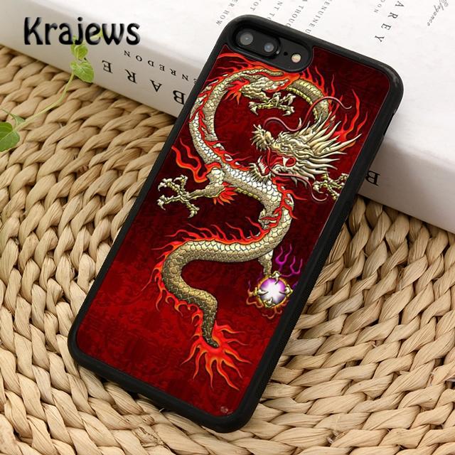 

Мягкий чехол для телефона Krajews с азиатским китайским драконом для iPhone 14 5 6s 7 8 plus XR XS 11 12 13 pro max Samsung S21 S22ultra Plus iPhone XSmax