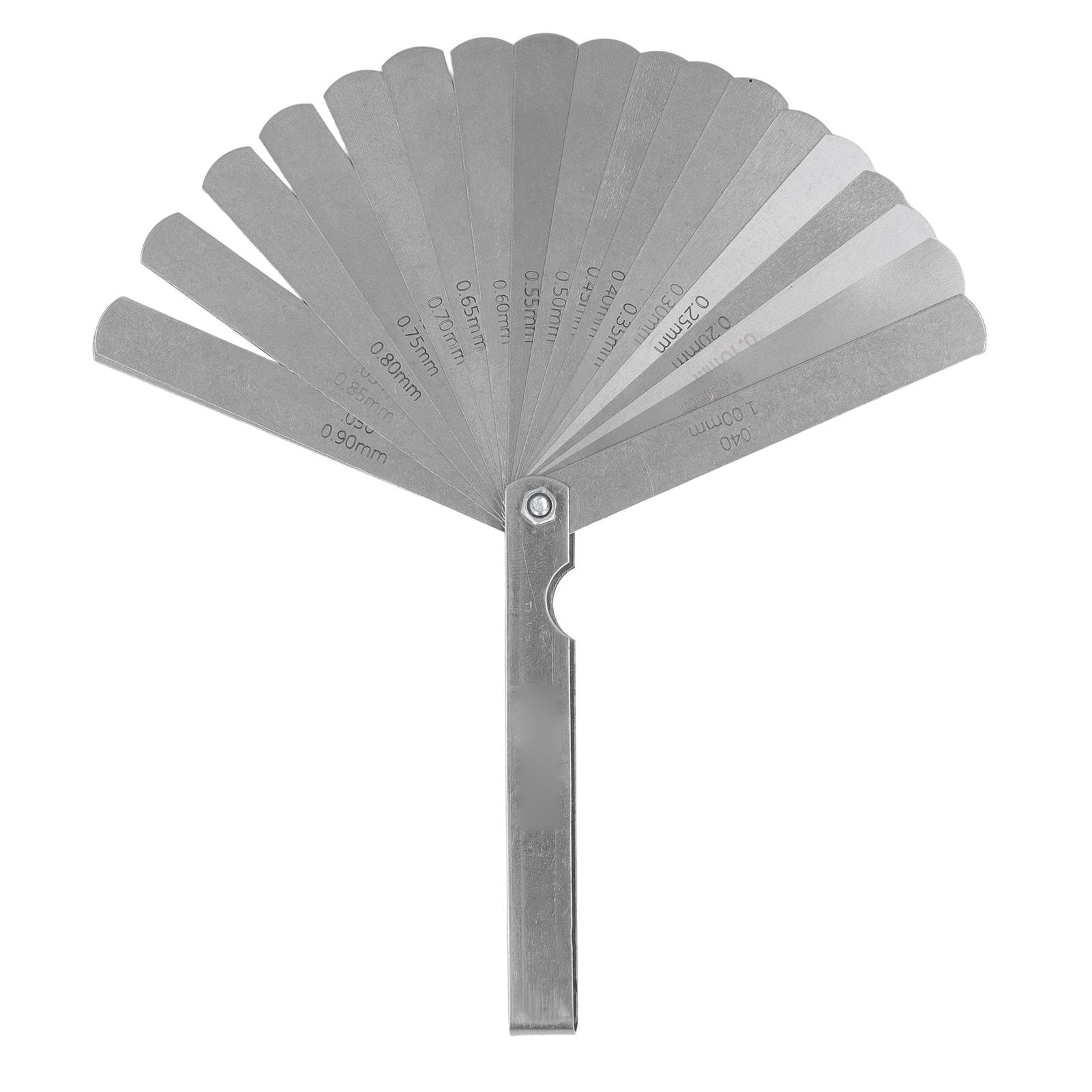 

Feeler Gauge Stainless Steel High Accuracy Gap Measuring Tool for Engineers Mechanics 0.05‑1mm