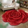 Tappeto da Pavimento Floreale 3D Tappeto Realistico con Fiori per Soggiorno Antiscivolo Assorbente Tappeto da Bagno Tappeto per Camera da Letto Sala Giochi Cucina