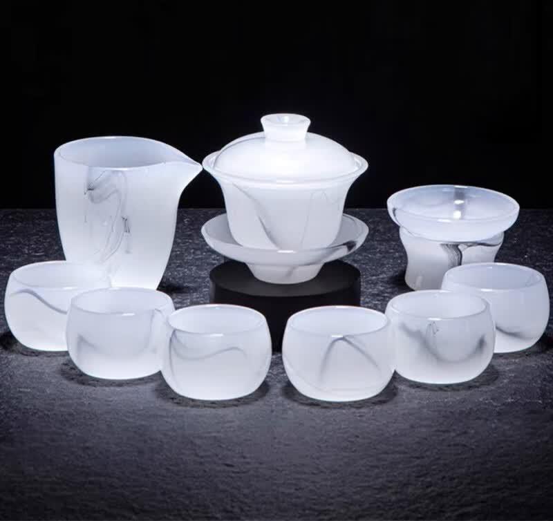Cha Xun Liuli Teacup Set