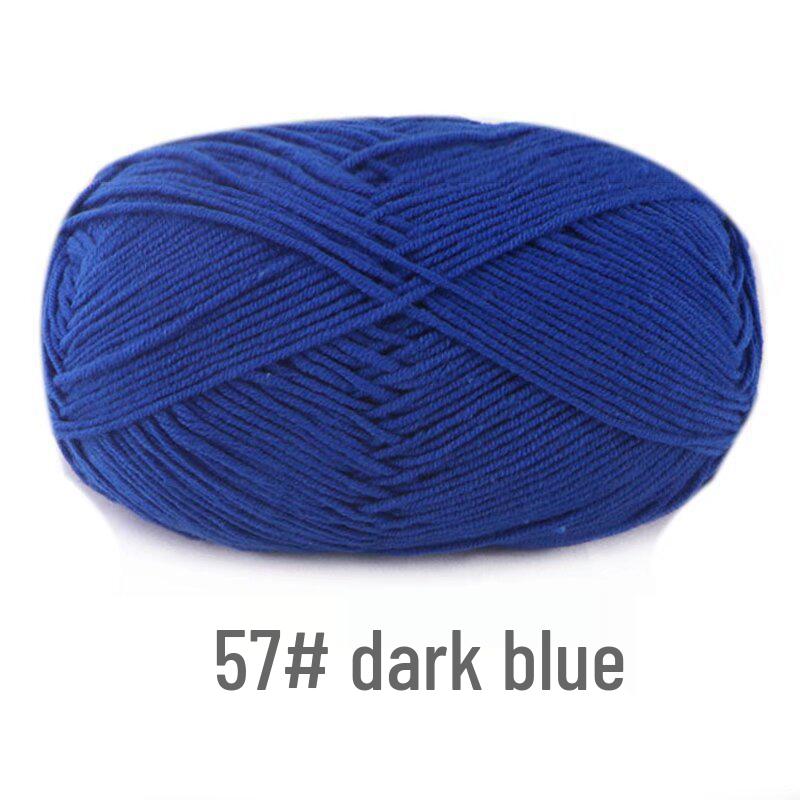 Su He 4-Strand Milk Cotton Combed Yarn for Hand-Knitting Baby Sweaters