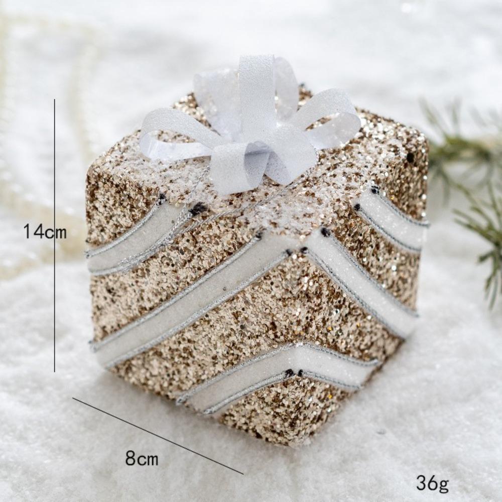 Durable Foams Christmas Tree Balls 8cm Sequin Christmas Decor Shiny Hanging Xmas Baubles Christmas Party Supplies