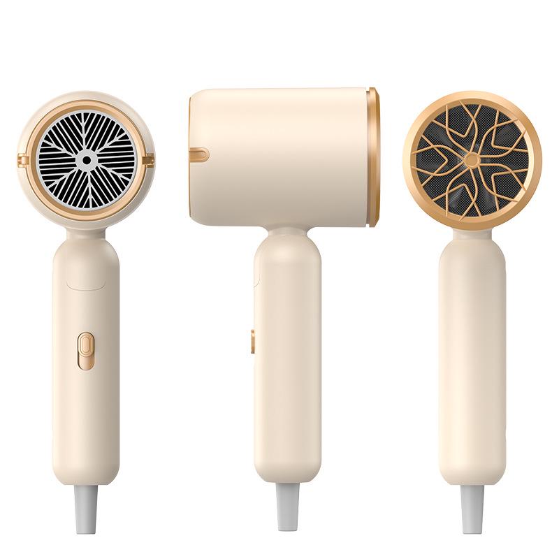 Folding Hair Dryer with Blue Light - Portable, Hot/Cold Settings, Ideal for Home, Salon, Dorm Use