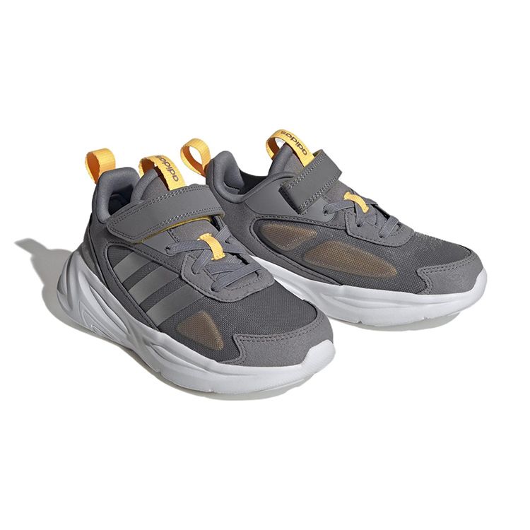 Adidas Ozelle J Grey Solar Gold Kids Sneakers Grey-Three Silver-Metallic H03804