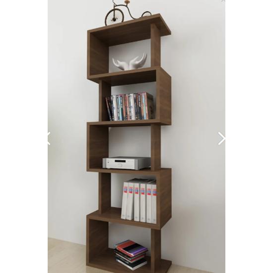 

Zero Декоративная книжная полка Журнальный столик из орехового дерева