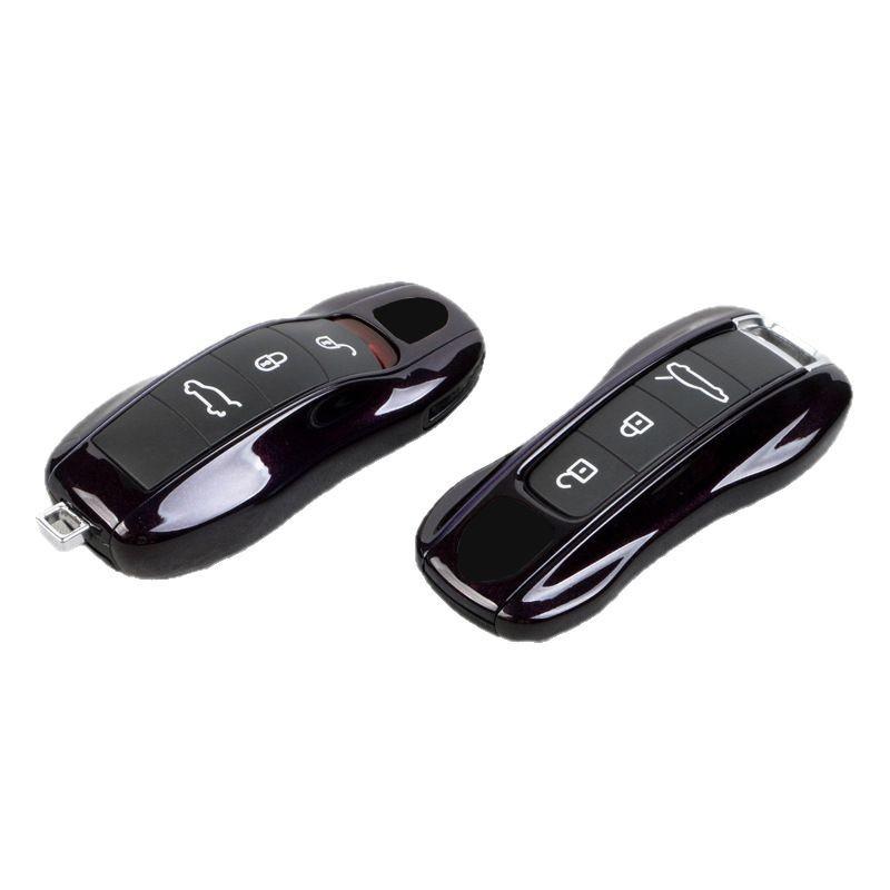 For Porsche Cayenne Key Case Macan718 Paramela Taycan911 Car Key, Amethyst