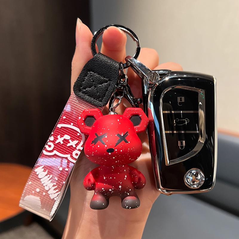 Key Case for Toyota: Fits Corolla, Camry, Levin, Avalon, Highlander, RAV4 & CHR - Women's Shell & Buckle Bag