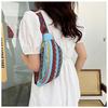 Ethnic Style Cloth Bag Fashion Simple Crossbody Bag Travel Crossbody Small Bag Lightweight Tide Bag