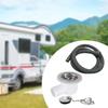 Right Angle Design RV Sink Drain Connector with 2 Meter Hose Leak Proof Seal for RV and Yacht Sink Applications