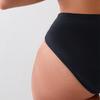 2025 European & American Solid Color Triangle Bikini Swim Briefs - Women's Sexy Beach Swimwear