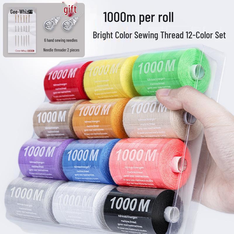 Set de Hilos de Coser Coloridos de Alta Calidad para Coser a Mano y a Máquina