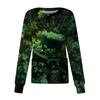Women's Casual Long Sleeve Single Breasted Printed Dry- Top