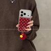 Apple 17 & iPhone 16 Pro Case - High-End, Unique Style, Red with Stars & KT Cat