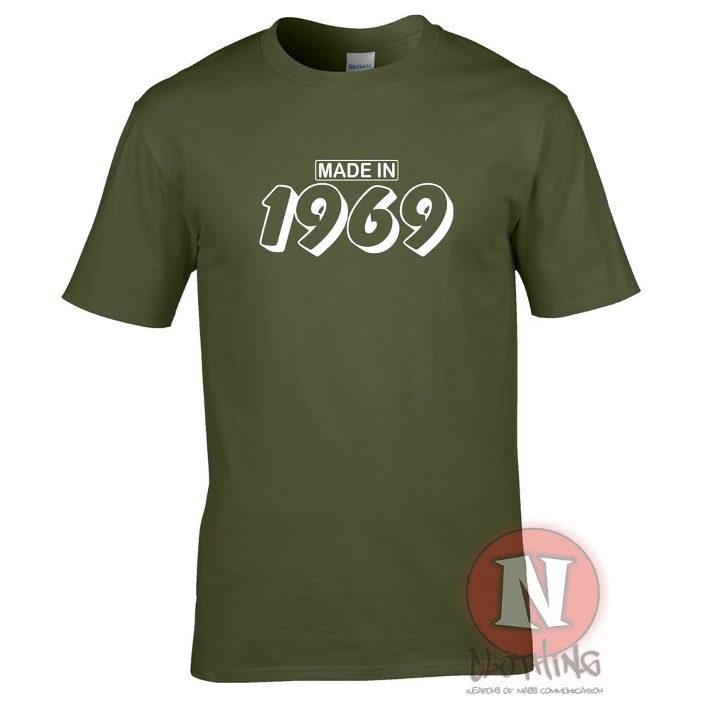 Made In 1969 TShirt Birthday Celebration Present Gift Funny Party Teeshirt