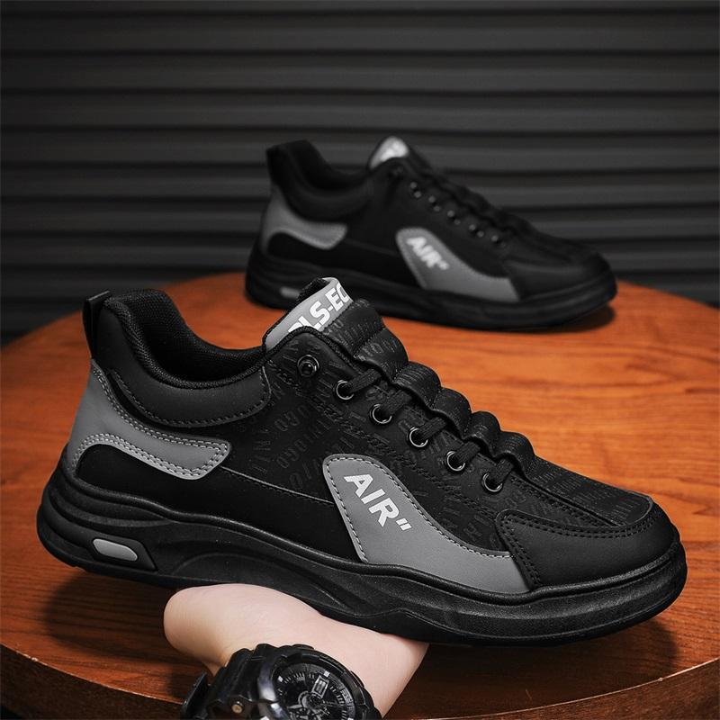 

Autumn tooling labor insurance shoes fashion casual shoes low-top men s shoes autumn and winter 2024 new leather sneakers trendy shoes explosion 44