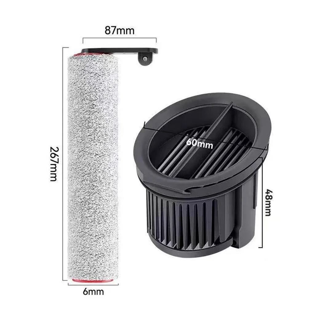 Brush Roller & HEPA Filter For Dreame H14, H14 Pro, H14 Dual Wet and Dry Vacuum Cleaner