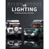 Maßstab 1/24 BYD LOOK UPAT U8 Offroad-Version Legierung SUV Diecast-Modell Sound & Licht Rückziehspielzeug Trendiges Ausstellungsornament Geschenk für Kinder