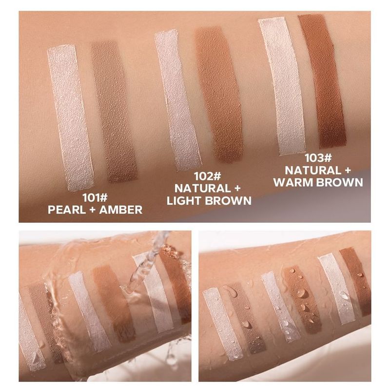 BEAUTY GLAZED - Highlighter & Contour Double-Headed Stick - 3 Shades