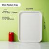 LIJIA Anti-slip Rectangular Plastic Serving Tray