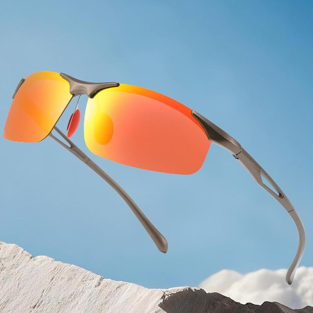 Occhiali da Sole Sportivi Polarizzati da Esterno per la Primavera: Occhiali da Ciclismo, Alpinismo, Escursionismo Antivento e Antisabbia
