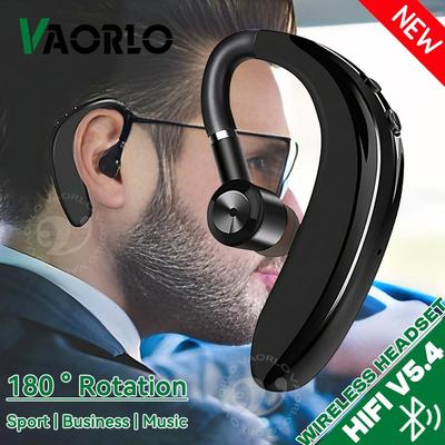 S109 Kablosuz Bluetooth 5.4 Evrensel Kancalı Kulaklık Spor İş Tek Kulak Kulaklık Mikrofonlu Eller Serbest Kulaklık Akıllı Telefon