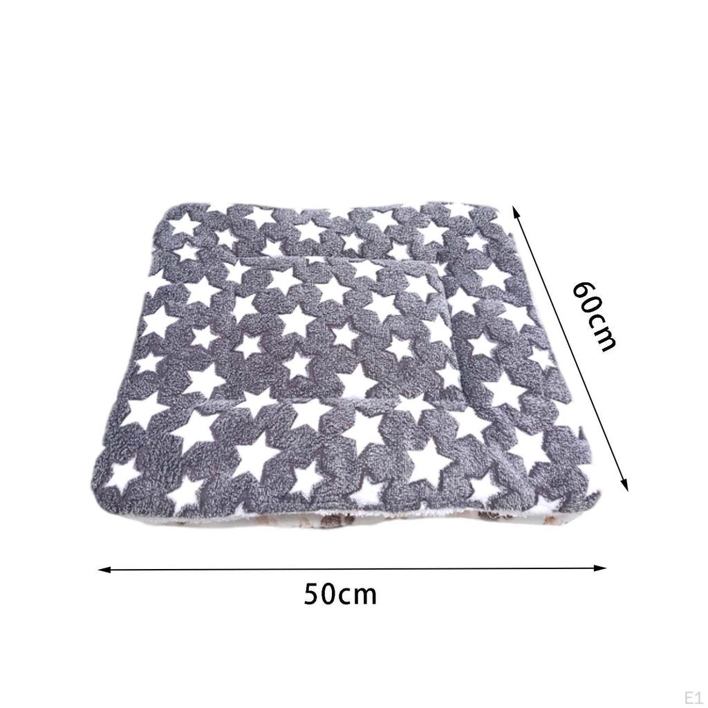 Bed Kennel Pad Sleeping Blanket Reversible with Prints for