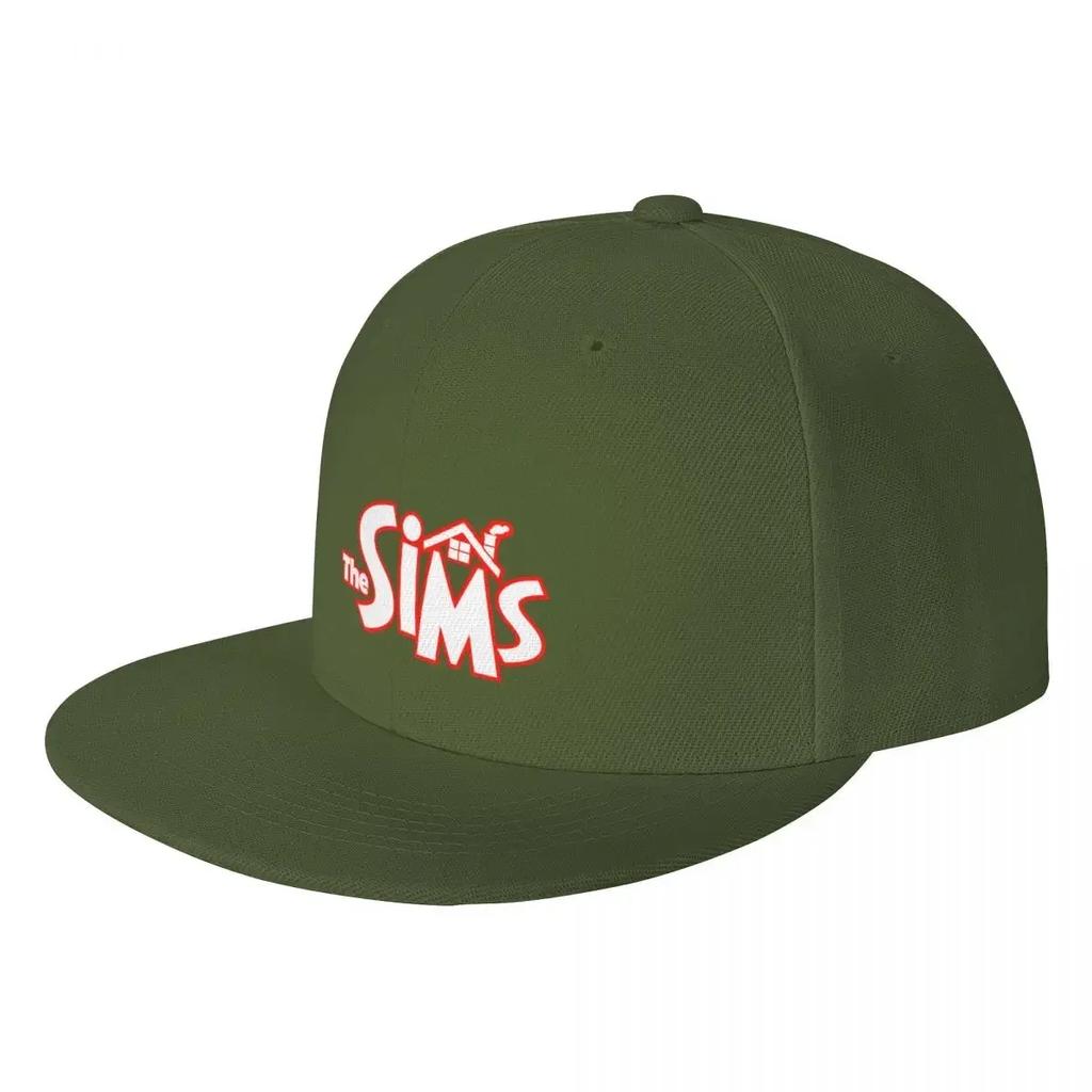The Sims Logo Baseball Cap Snapback Cap Uv Protection Solar Hat Tea Hat Unisexs Womens